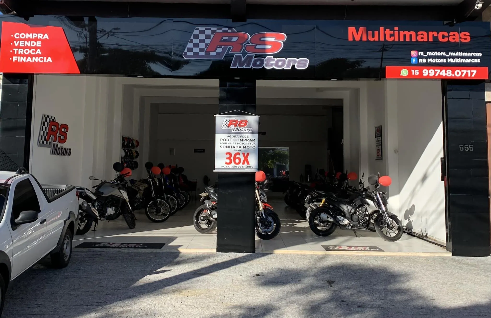 Fachada da loja Veículos à venda em RS MOTORS MULTIMARCAS - Ibiúna - SP | Mobiauto