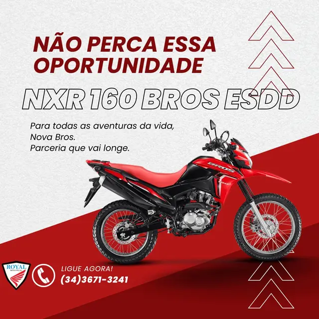 Carro Honda NXR 160 2024 Bros ESDD