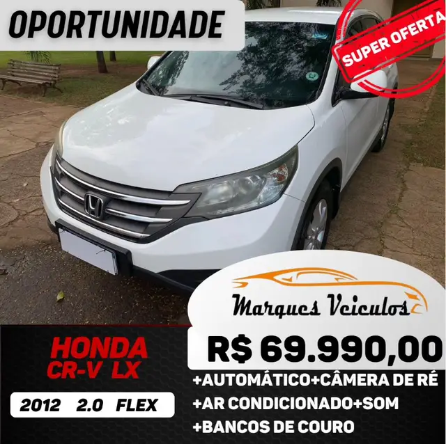 Carro Honda CR-V 2012 2.0 16V 4X4 EXL (aut)