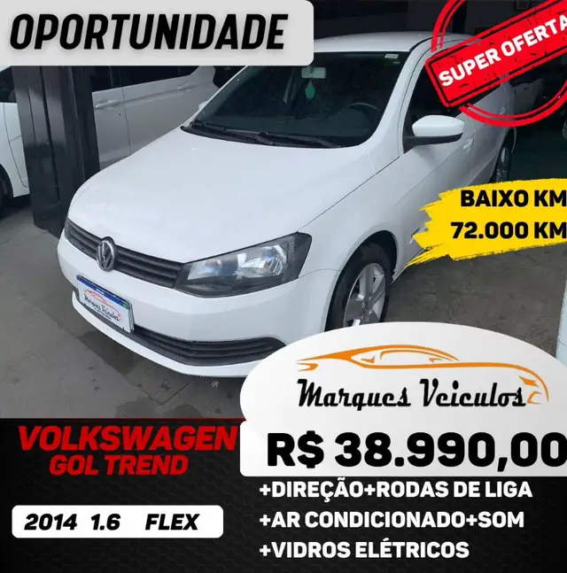 Carro Volkswagen Gol 2014 1.6 VHT (Flex) 4p