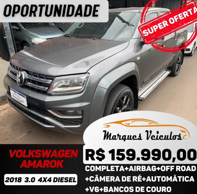 Carro Volkswagen Amarok 2018 3.0 CD 4x4 TDi Highline (Aut)
