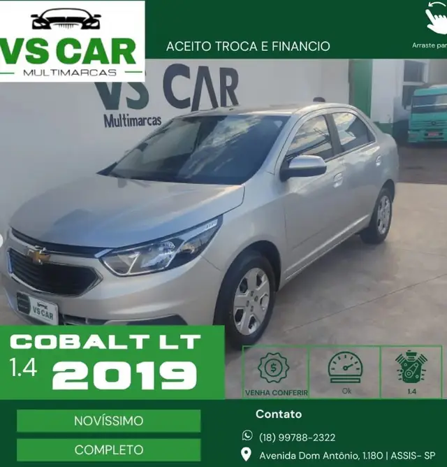Carro Chevrolet Cobalt 2018 LTZ 1.4 8V (Flex)