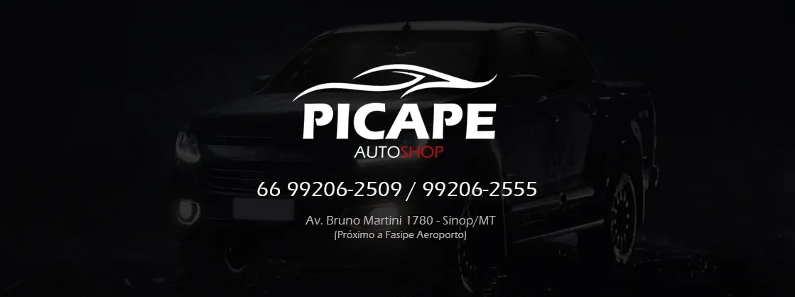 Fachada da loja PICAPE AUTO SHOP - Sinop - MT
