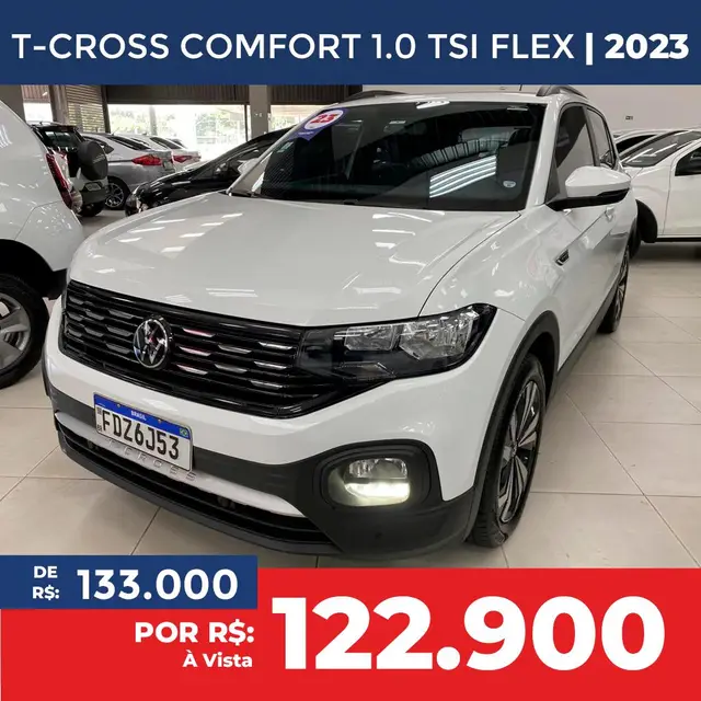 Carro Volkswagen T-Cross 2023 1.0 200 TSI Comfortline (Aut) (Flex)