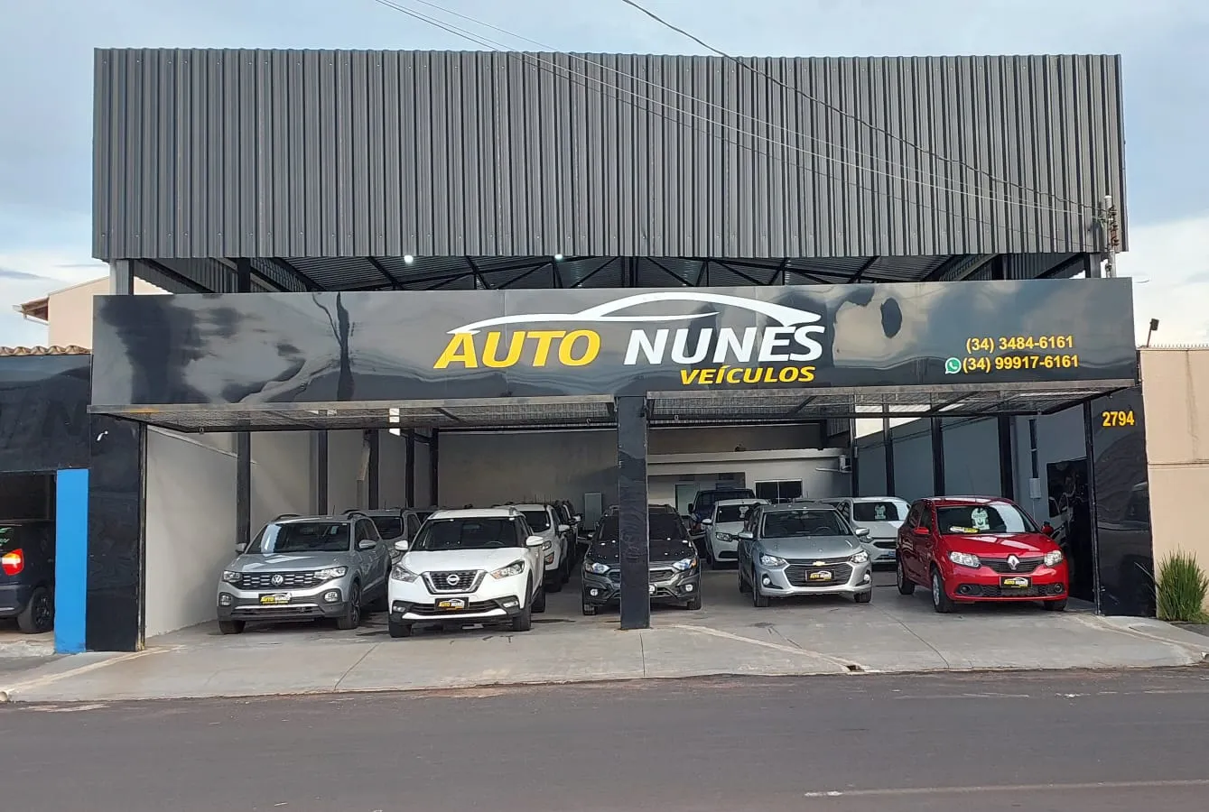 Fachada da loja Auto Nunes Veículos - Uberlândia - MG