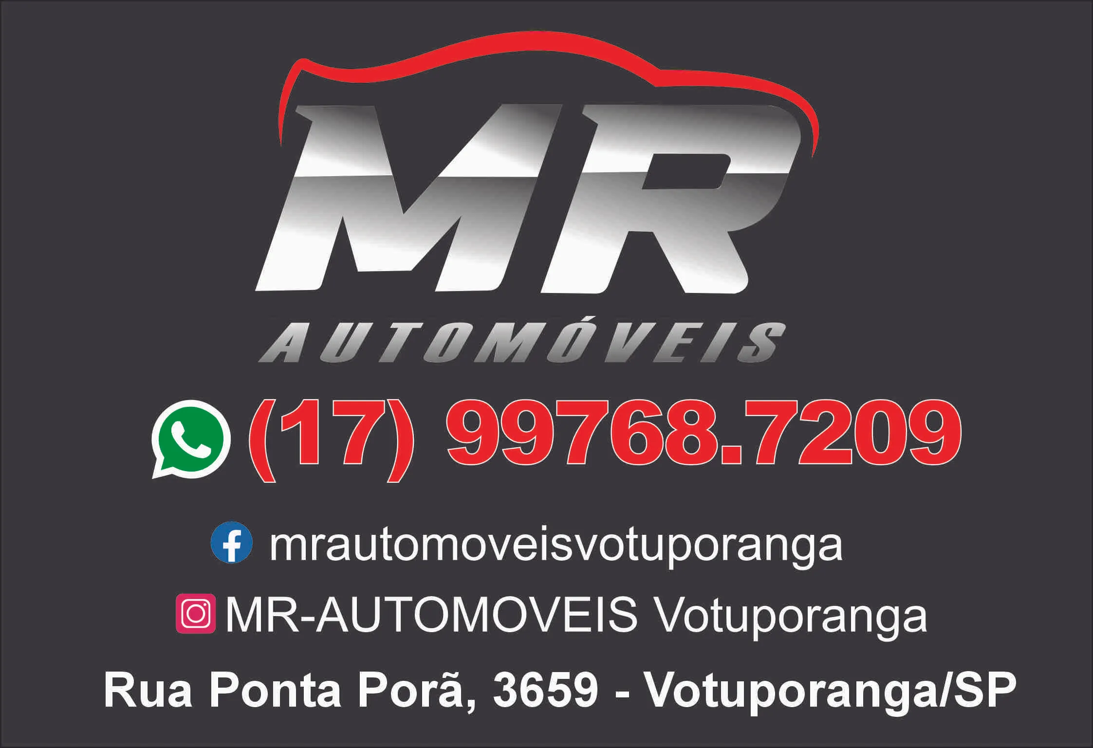 Fachada da loja Veículos à venda em M R Automoveis - Votuporanga - SP | Mobiauto