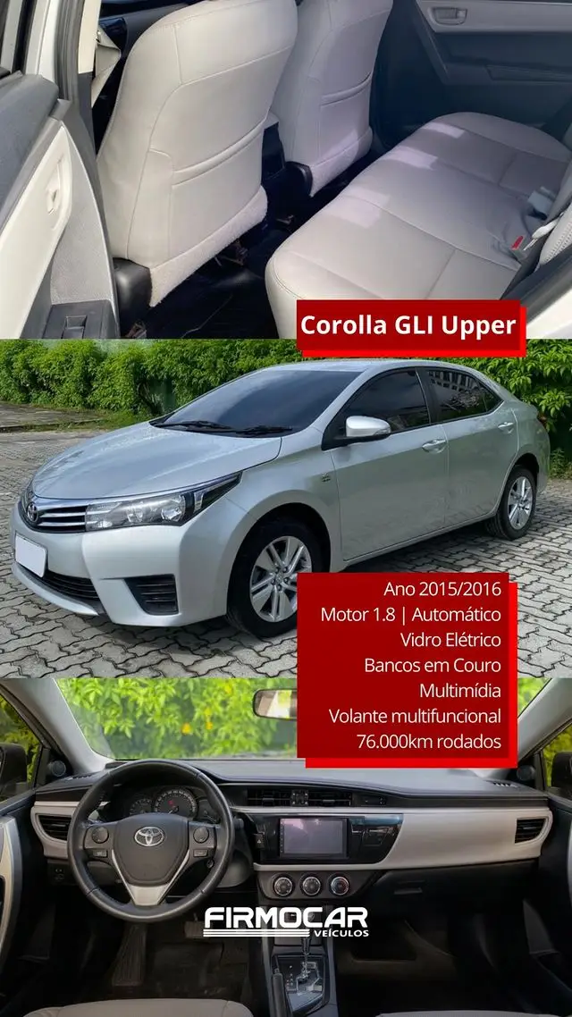 Toyota Corolla 1.8 GLi (Aut.)