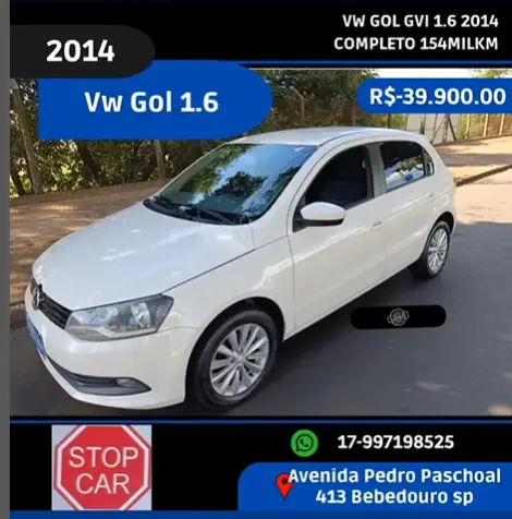 Carro Volkswagen Gol 2014 1.6 VHT (Flex) 4p