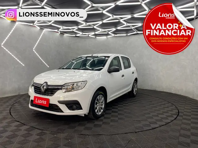 Carro Renault Sandero 2021 Life 1.0 12V SCe (Flex)