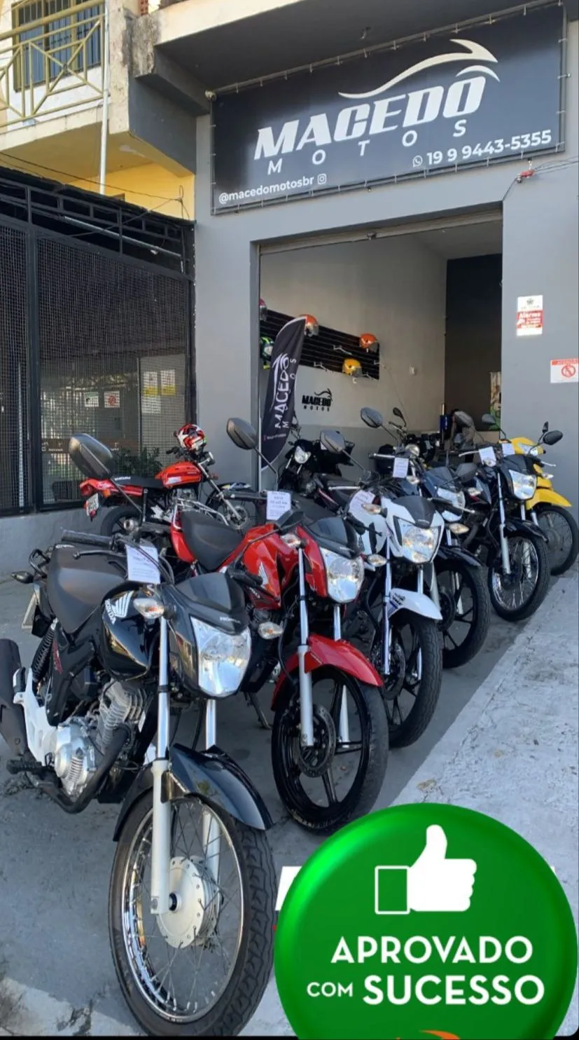 Fachada da loja Macedo Motos - Campinas - SP
