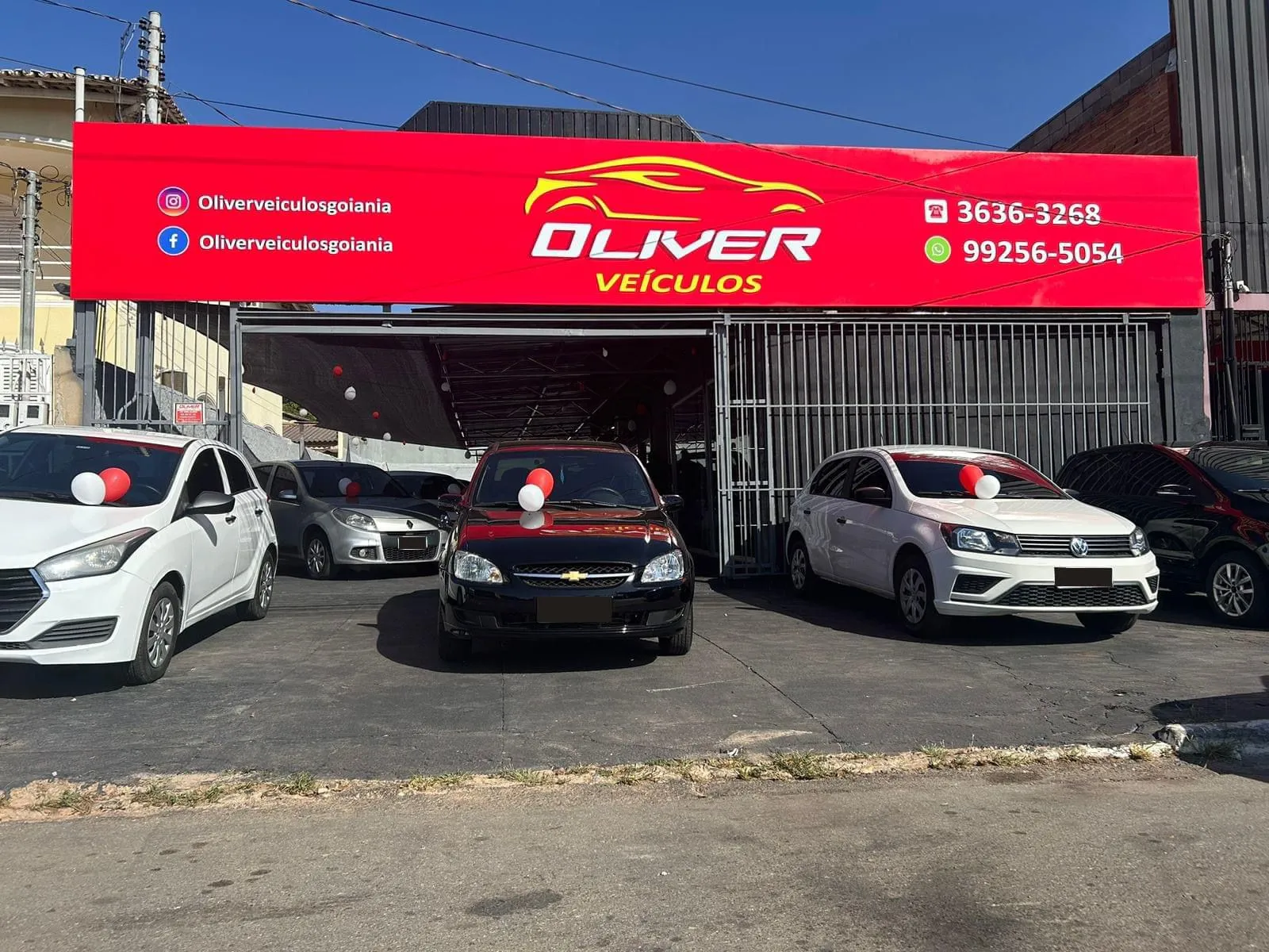 Fachada da loja Veículos à venda em OLIVER VEICULOS LTDA - Goiânia - GO | Mobiauto