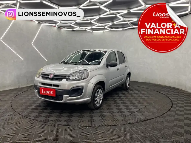 Carro Fiat Uno 2021 Attractive 1.0