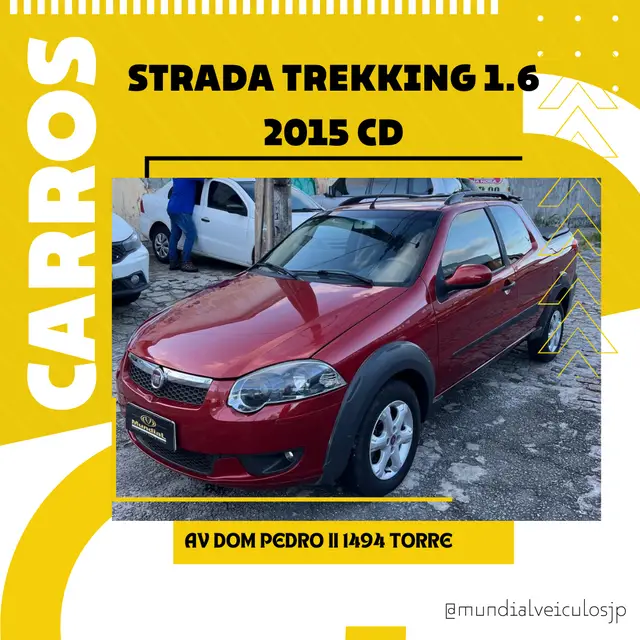 Carro Fiat Strada 2015 Trekking 1.6 16V (Flex) (Cabine Dupla)