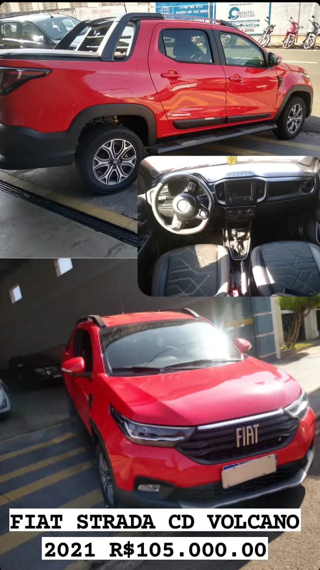 Carro Fiat Strada 2021 Freedom 1.4 CD (Flex)