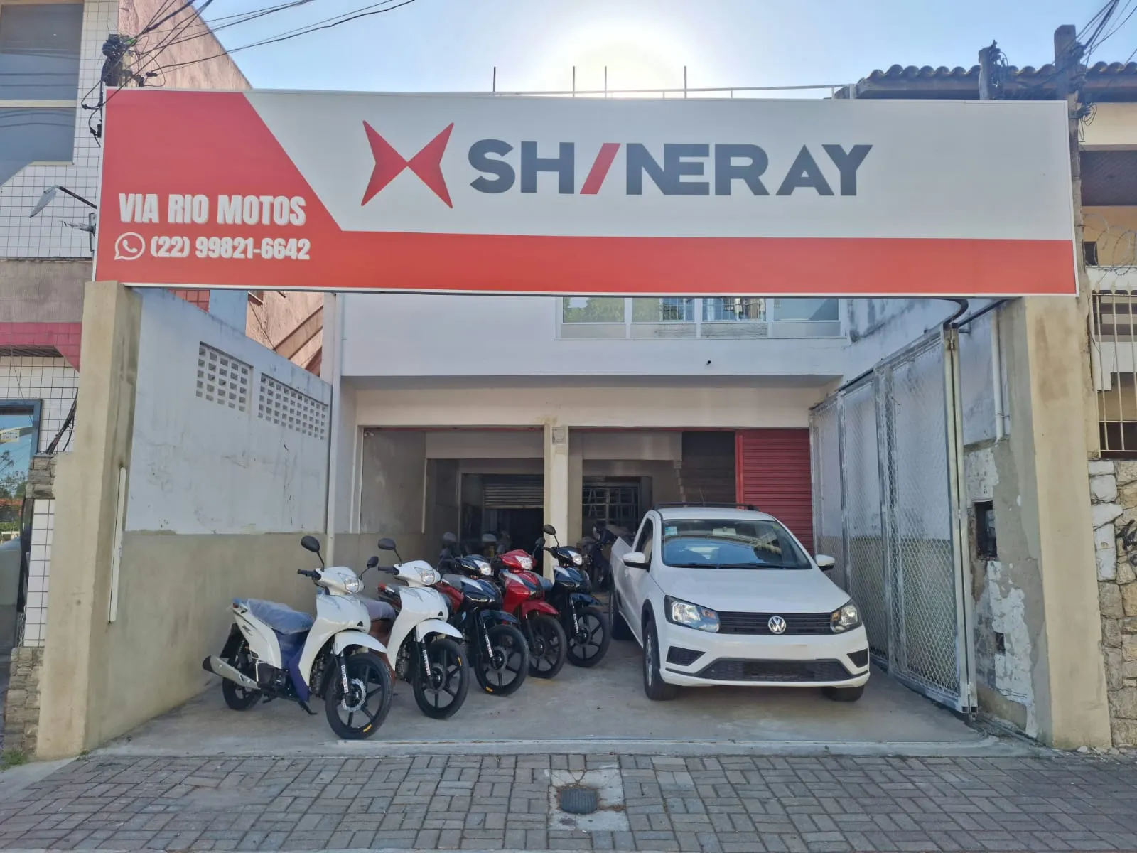 Fachada da loja Via Rio Motos - Campos dos Goytacazes - RJ