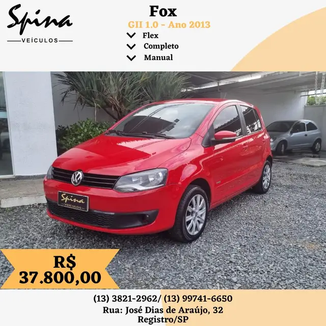 Carro Volkswagen Fox 2013 1.0 VHT (Flex) 4p