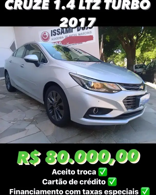 Carro Chevrolet Cruze 2017 LT 1.4 16V Ecotec (Aut) (Flex)