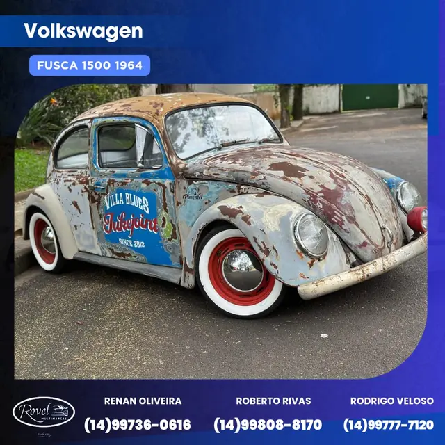 Carro Volkswagen Fusca 1964 Fusca
