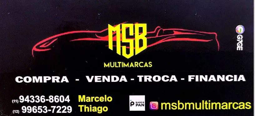 Fachada da loja MSB MULTIMARCAS - Jacareí - SP