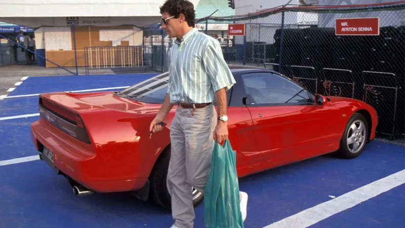 Honda NSX de Senna está à venda e custa o equivalente a 50 Fiat Mobi