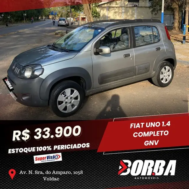 Carro Fiat Uno 2012 Way 1.4 8V (Flex) 4p