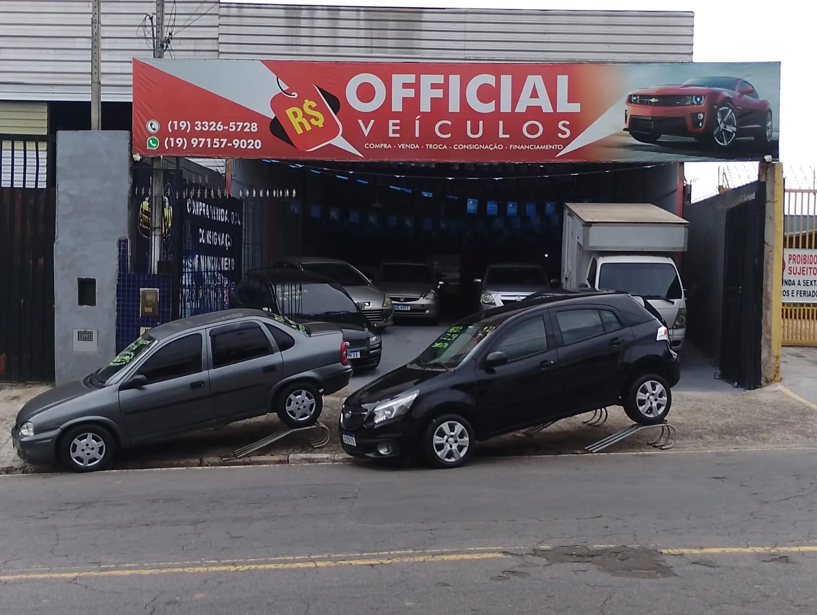 Fachada da loja Veículos à venda em OFICIAL VEICULOS - Campinas - SP | Mobiauto