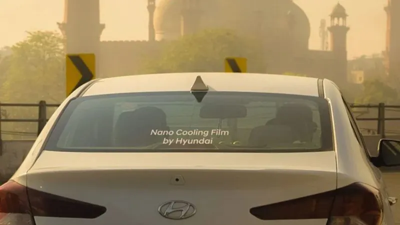 Como este insulfilm da Hyundai reduz a temperatura do carro
