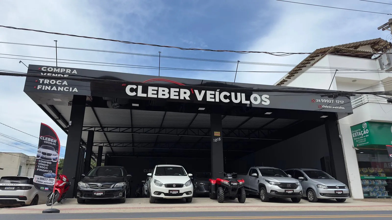 Fachada da loja CLEBER VEICULOS - Marataízes - ES