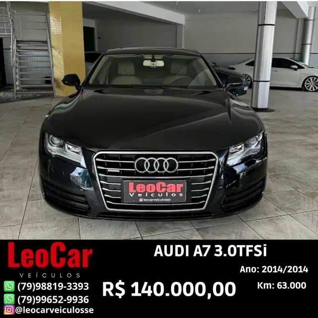 Carro Audi A7 Sportback 2014 3.0 TFSI Ambiente S Tronic Quattro