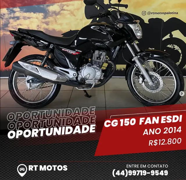 Carro Honda CG 150 2014 Fan ESDi