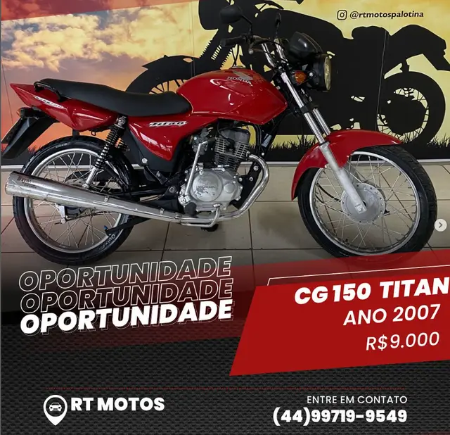 Carro Honda CG 150 2007 Titan ES Mix
