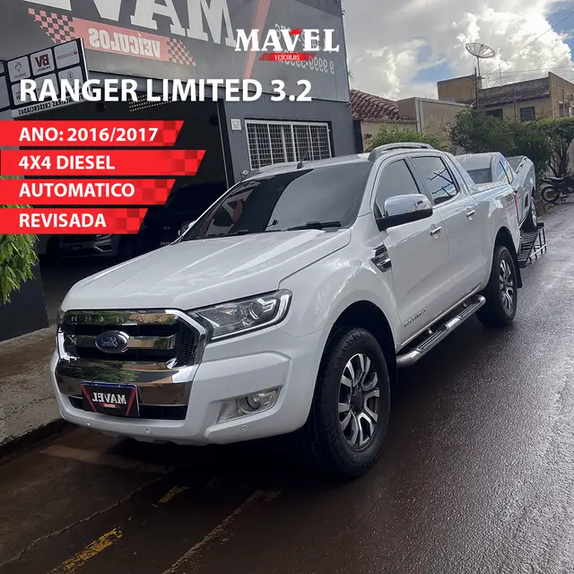 Carro Ford Ranger Cabine Dupla 2017 Ranger 3.2 Limited CD 4x4 (Aut)