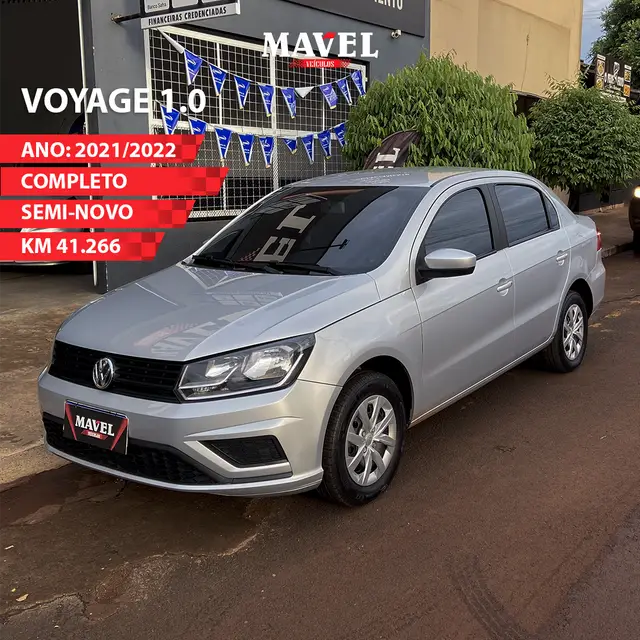 Carro Volkswagen Voyage 2022 1.0 MPI (Flex)