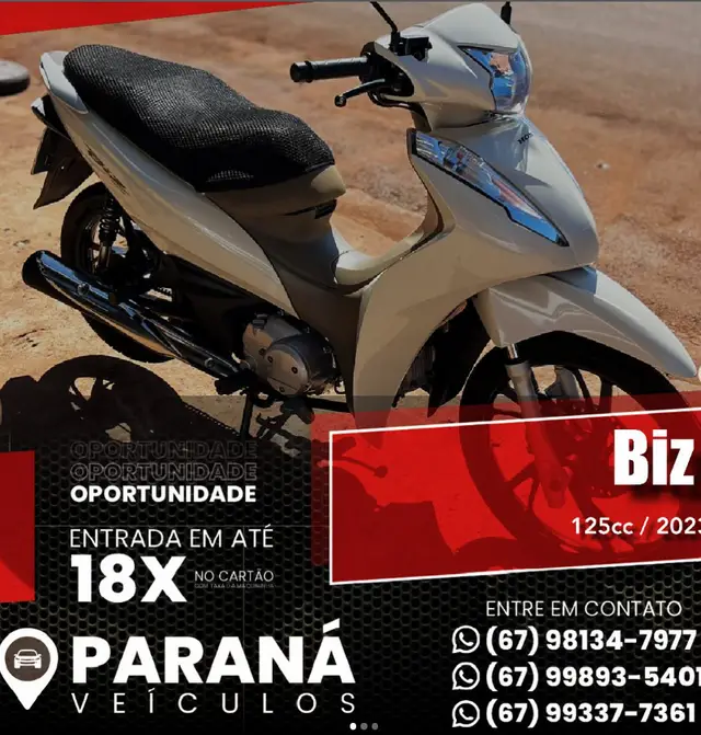 Moto Honda Biz 125i 2013 EX