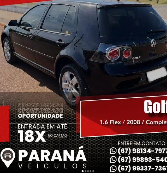 Carro Volkswagen Golf 2008 1.6 (Flex)