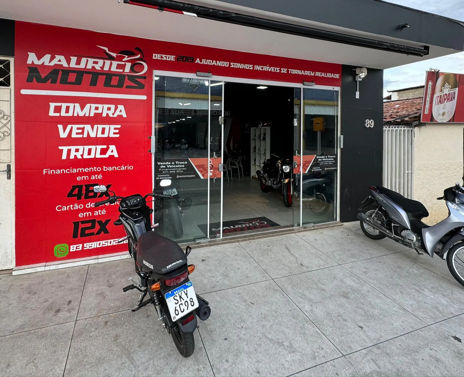 Fachada da loja Veículos à venda em MAURICIO MOTOS PIANCO PB - Piancó - PB | Mobiauto