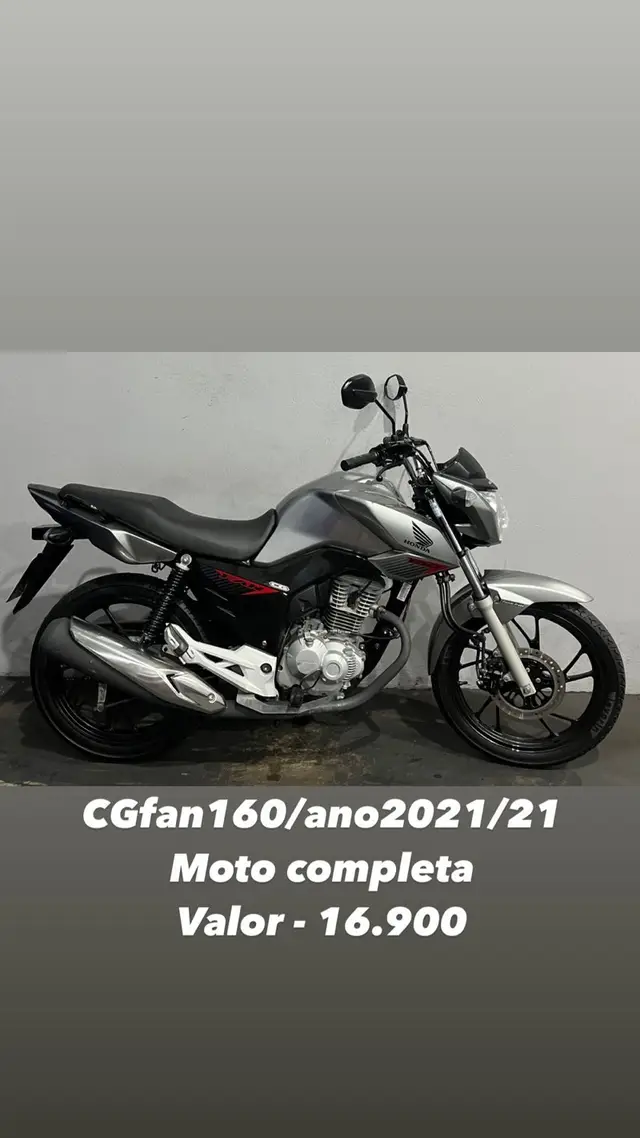 Carro Honda CG 160 2021 Fan