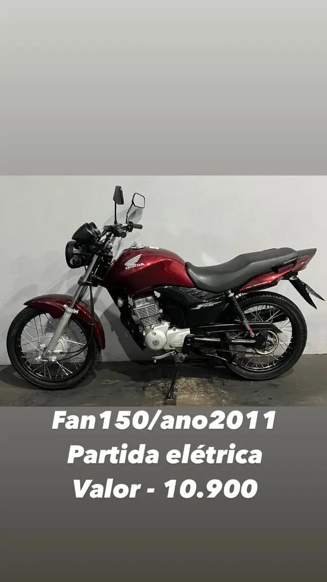 Carro Honda CG 150 2011 Fan ESi