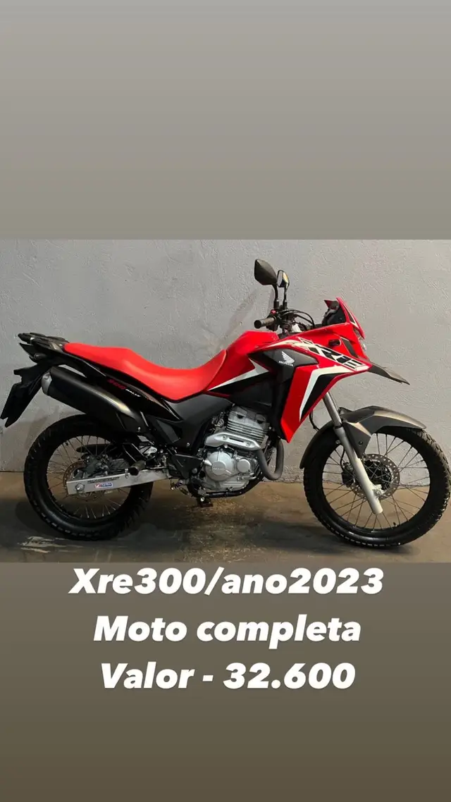 Carro Honda XRE 300 2023 ABS