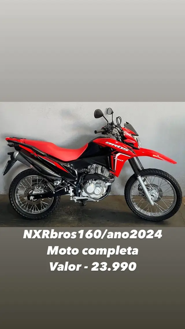 Carro Honda NXR 160 2024 Bros ESDD