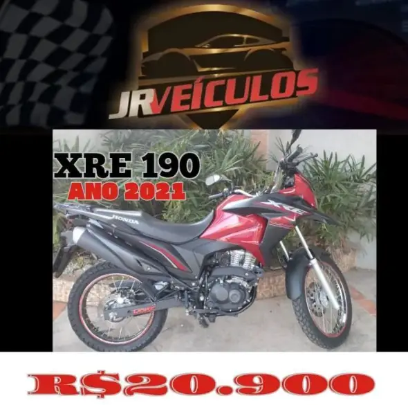 Carro Honda XRE 190 2021 Adventure (Flex)