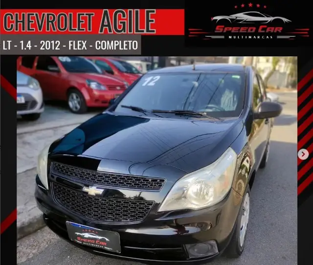 Carro Chevrolet Agile 2012 LT 1.4 8V (Flex)