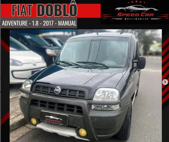 Carro Fiat Doblò 2017 Adventure 1.8 6L (Flex)