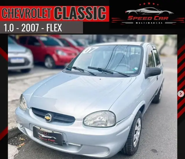 Carro Chevrolet Classic 2007 Corsa Sedan  Life 1.0 (Flex)