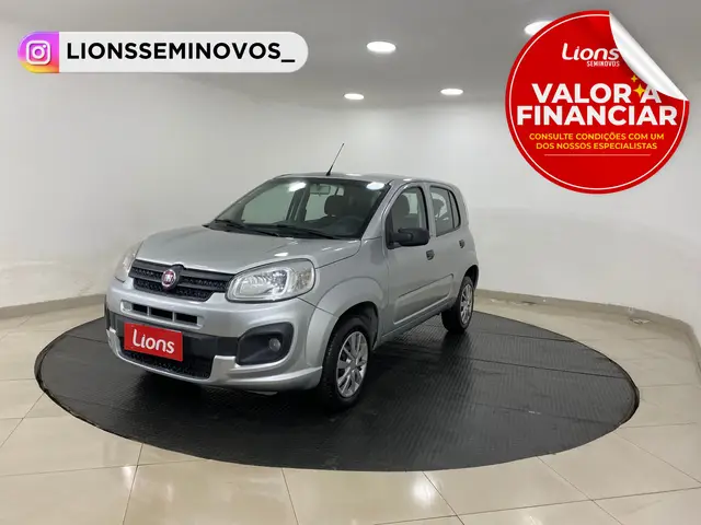 Carro Fiat Uno 2017 Attractive 1.0 (Flex) 4p
