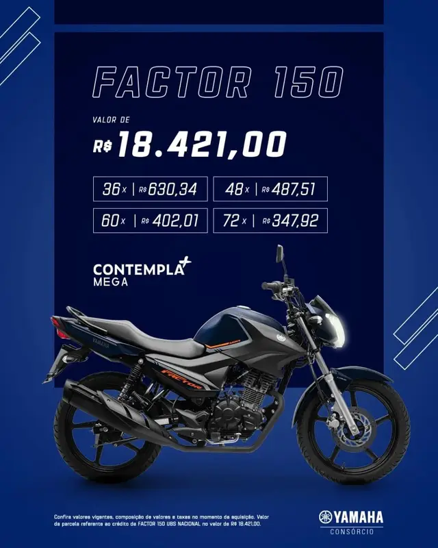Moto Yamaha YBR 150 Factor 2024 ED