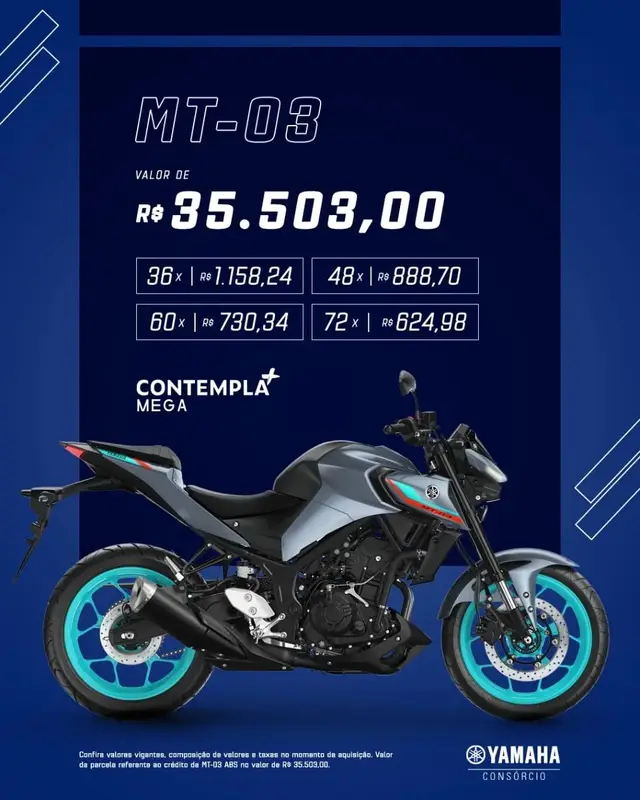 Moto Yamaha MT-03 2024 ABS