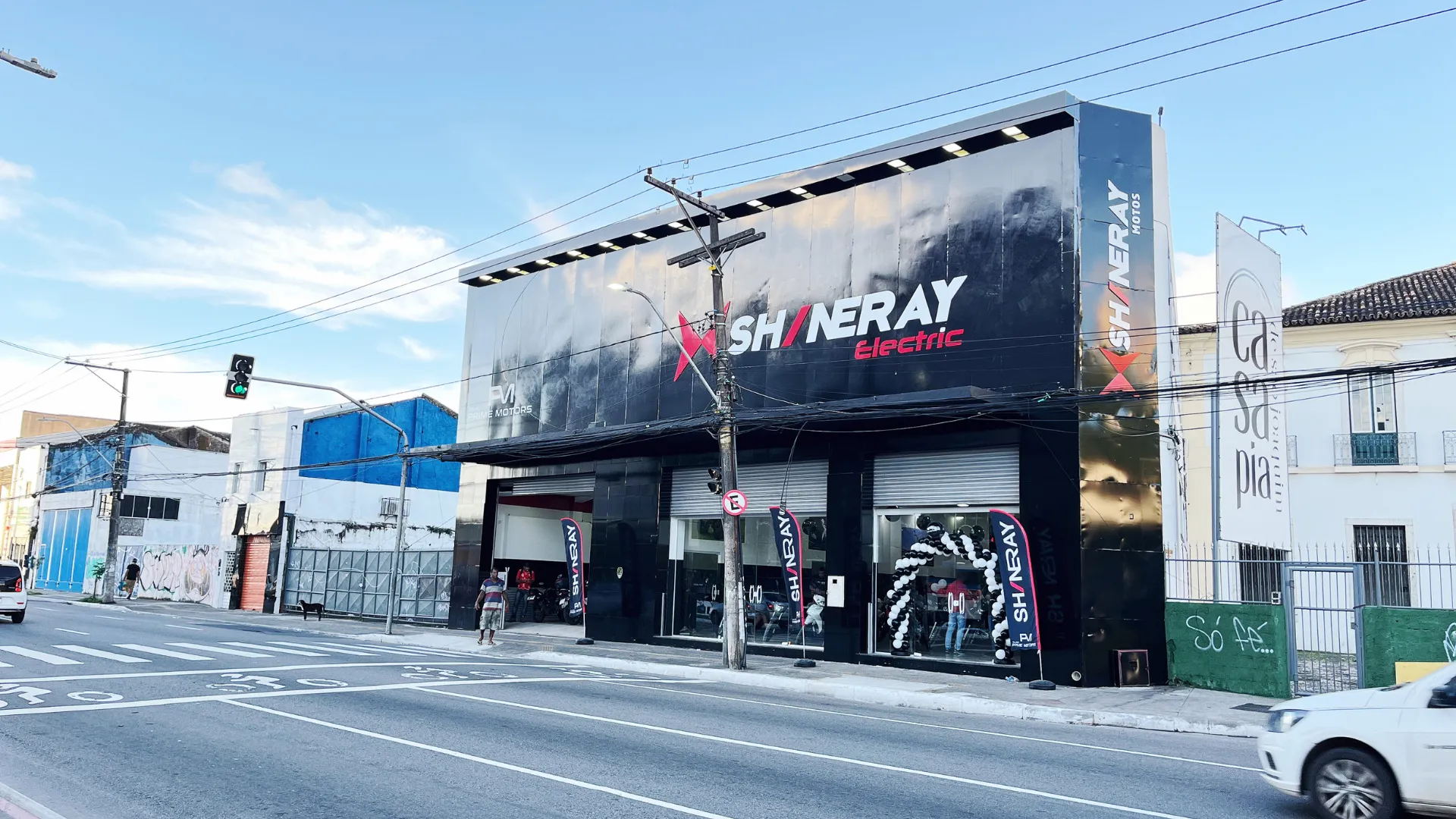 Fachada da loja Grupo Prime Shineray - Salvador - BA