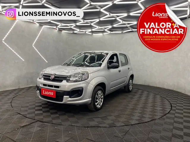 Carro Fiat Uno 2021 Attractive 1.0