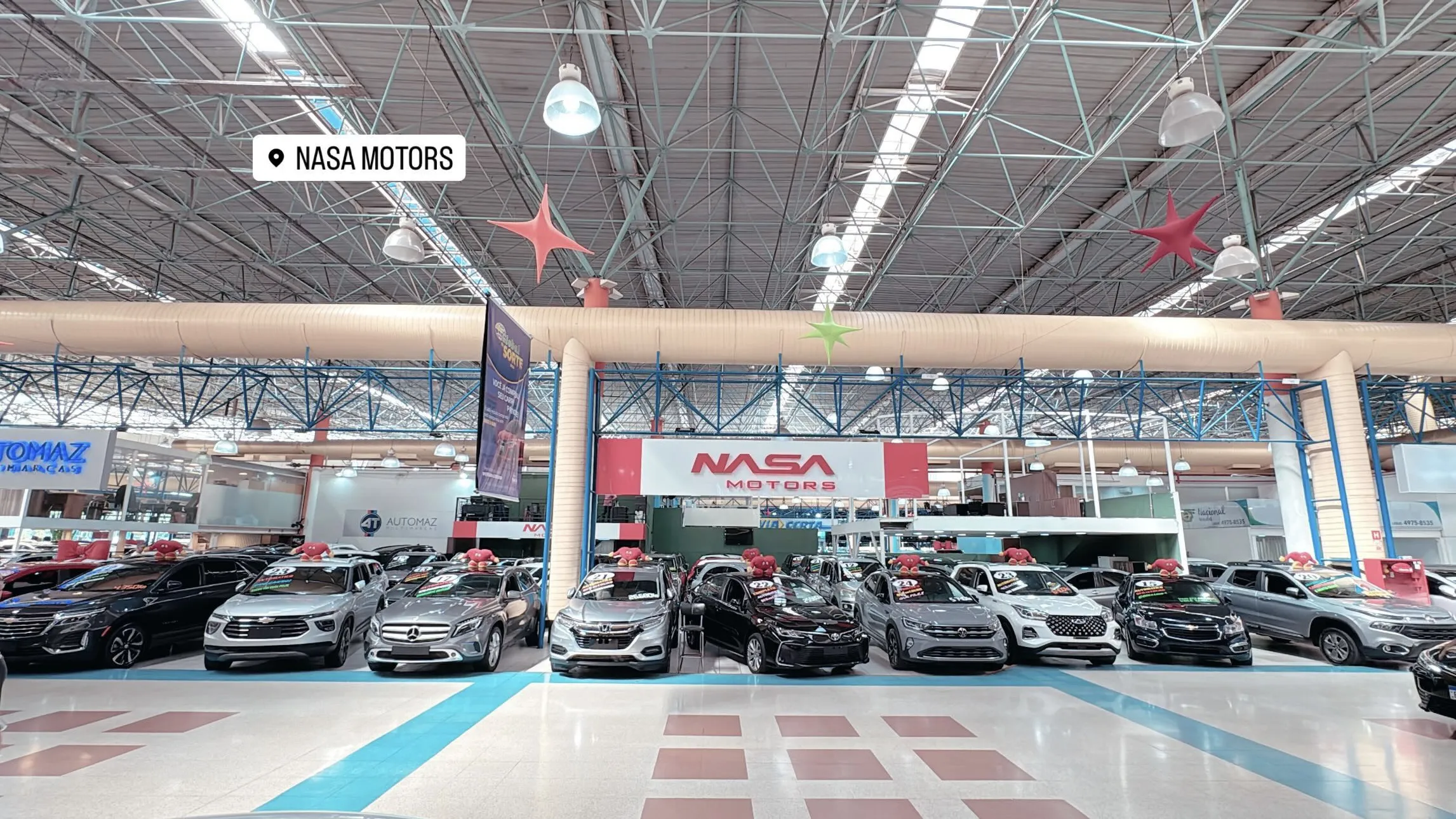 Fachada da loja NASA AUTOMOVEIS - Santo André - SP